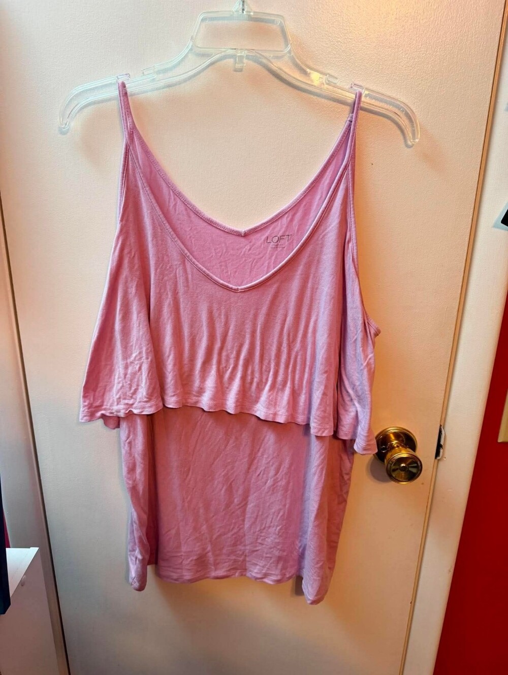 LOFT Outlet Women's Sleeveless Pink Top Size Large